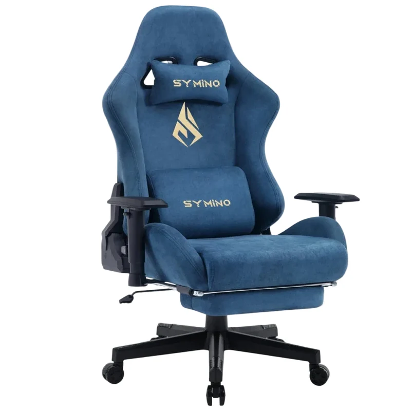 Chaise Gaming Ergonomique avec Repose-Pieds - Fauteuil Bureau Respirant Inclinable 150°