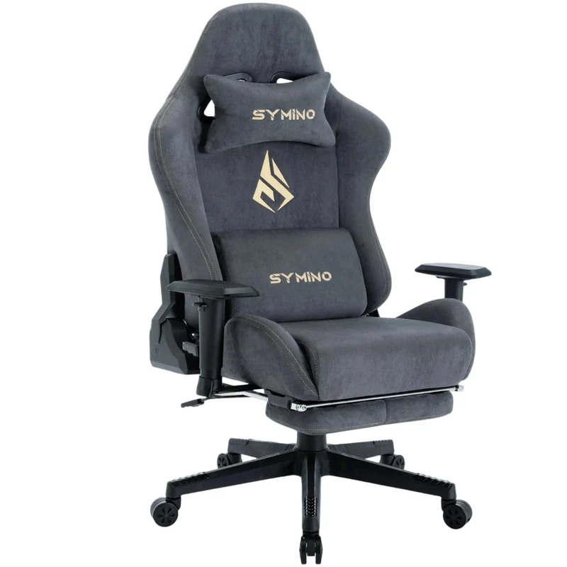 Chaise Gaming Ergonomique avec Repose-Pieds - Fauteuil Bureau Respirant Inclinable 150°