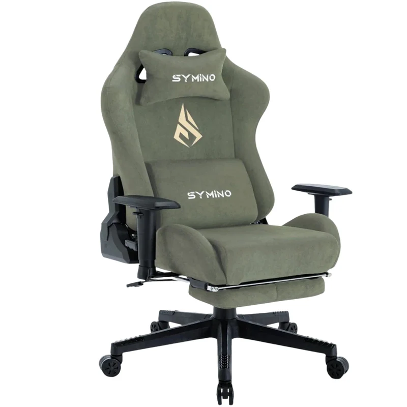 Chaise Gaming Ergonomique avec Repose-Pieds - Fauteuil Bureau Respirant Inclinable 150°