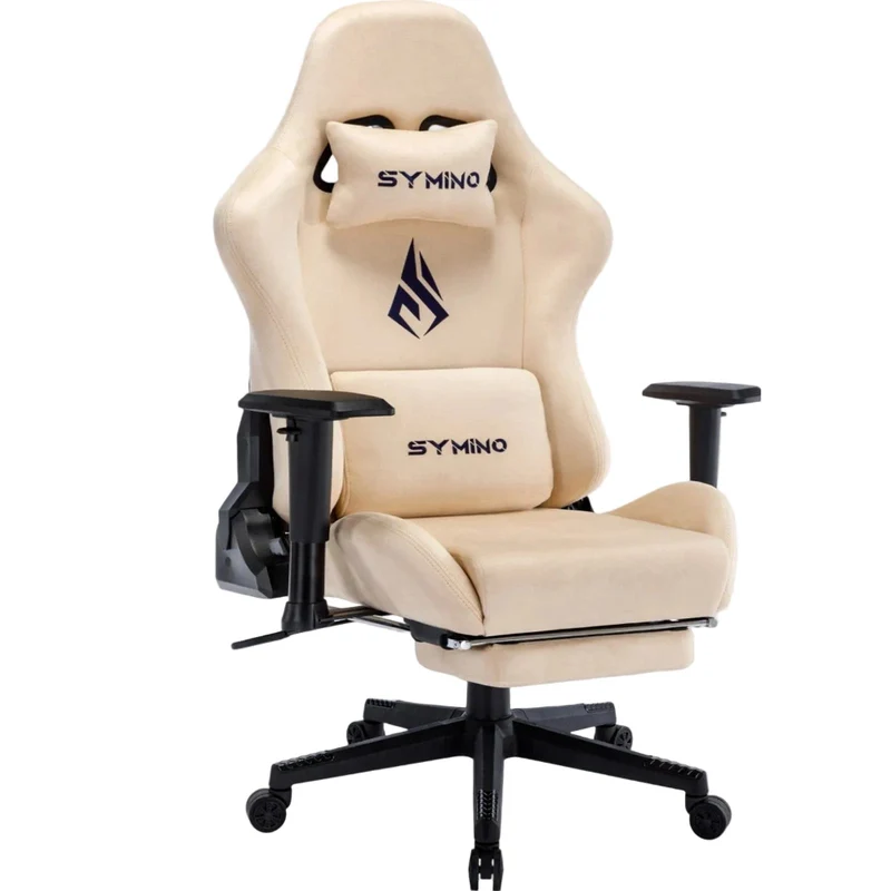 Chaise Gaming Ergonomique avec Repose-Pieds - Fauteuil Bureau Respirant Inclinable 150°