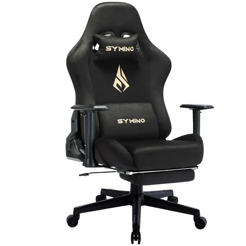 Chaise Gaming Ergonomique avec Repose-Pieds - Fauteuil Bureau Respirant Inclinable 150°