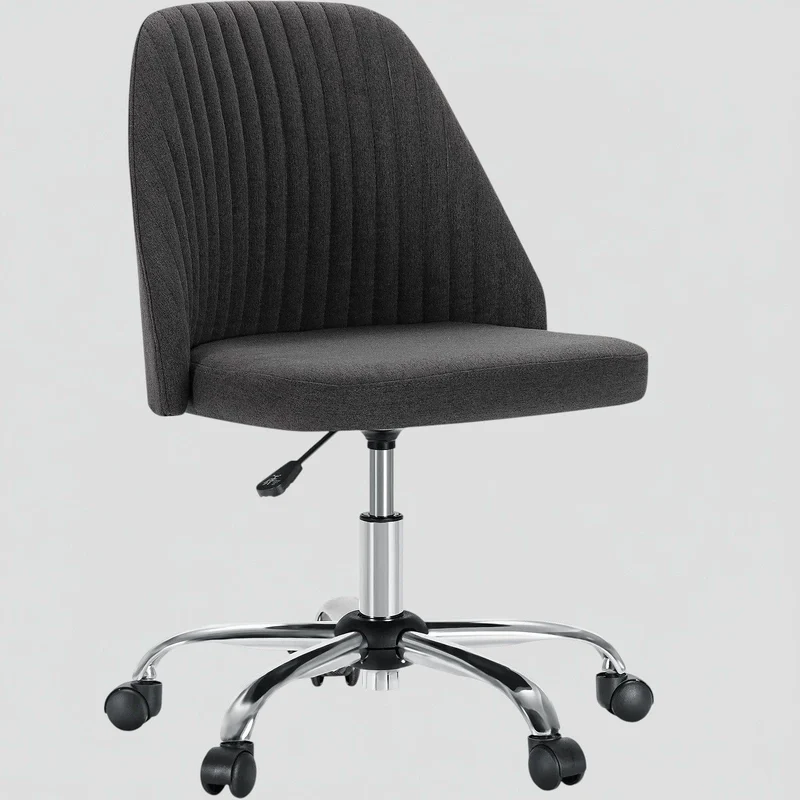 Chaise de Bureau Pivotante Compacte - Design Moderne avec Roulettes