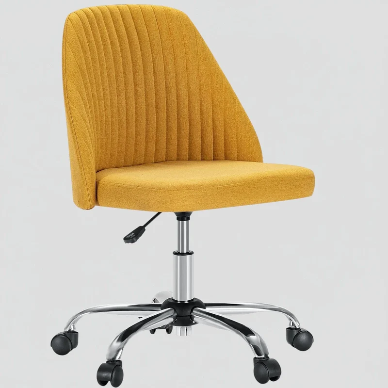 Chaise de Bureau Pivotante Compacte - Design Moderne avec Roulettes