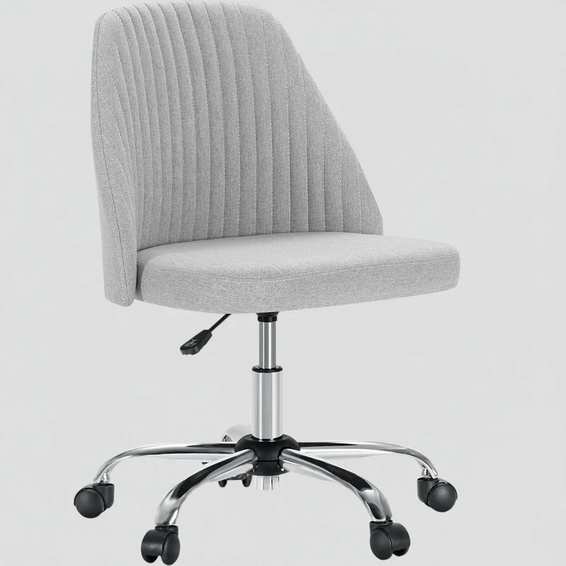 Chaise de Bureau Pivotante Compacte - Design Moderne avec Roulettes