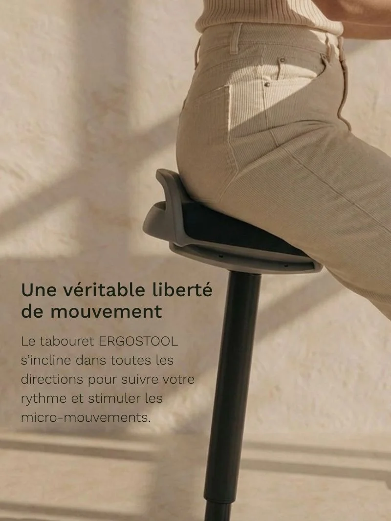 Tabouret Ergonomique à Balancement | Ergostool