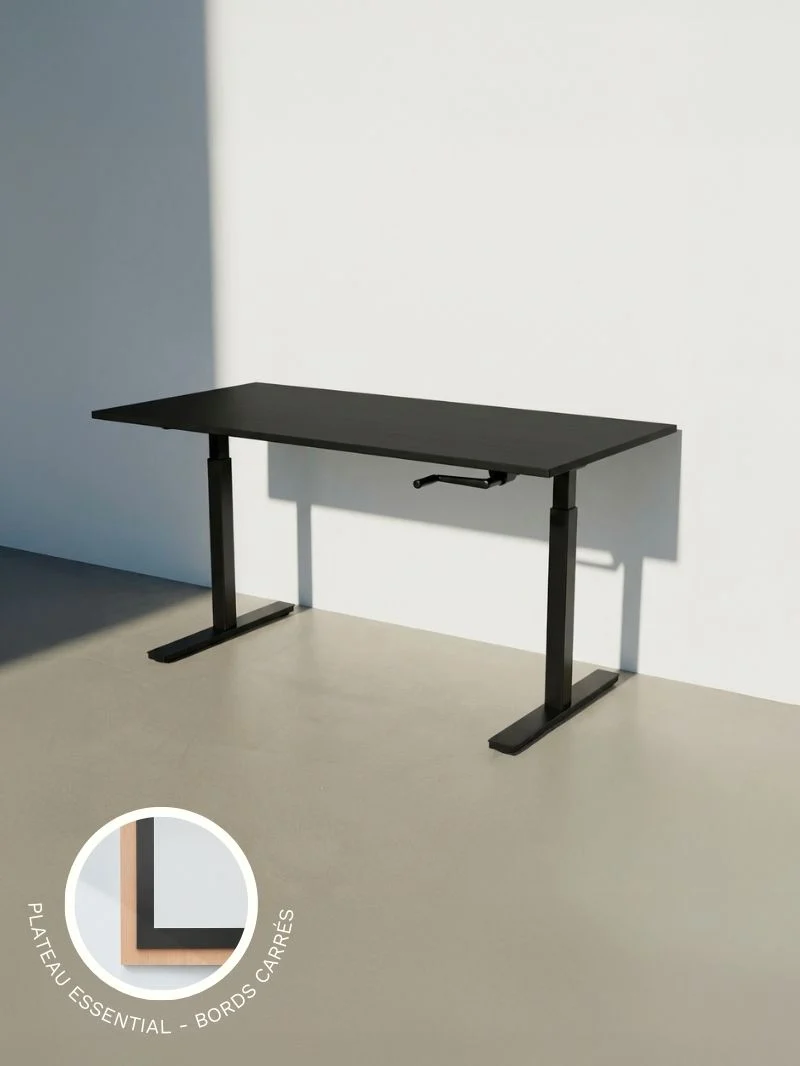 Handy Go - Plateau Essential | Bureau Assis Debout Manuel
