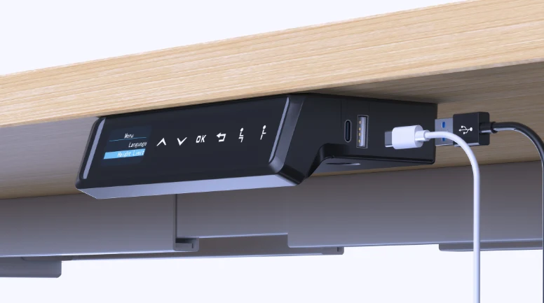 Tripod Pro - Plateau Essential | Bureau Assis Debout Électrique d'Angle
