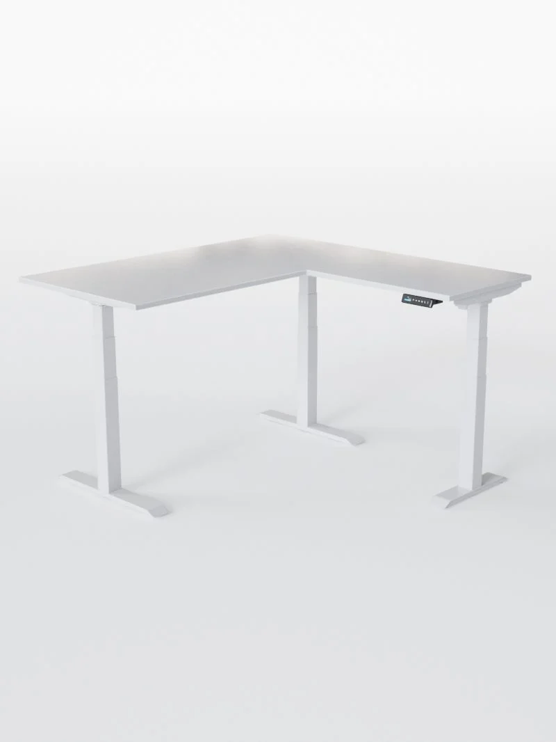 Tripod Pro - Plateau Essential | Bureau Assis Debout Électrique d'Angle