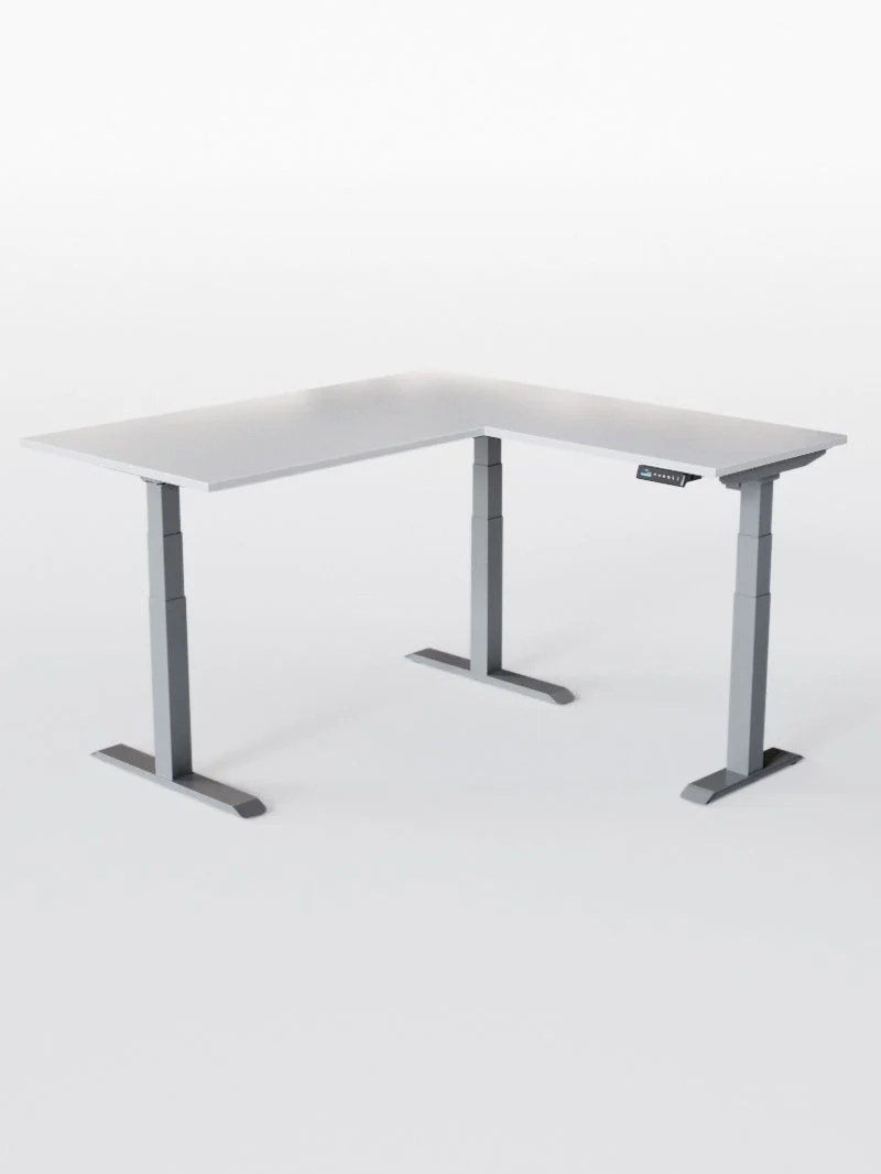 Tripod Pro - Plateau Essential | Bureau Assis Debout Électrique d'Angle