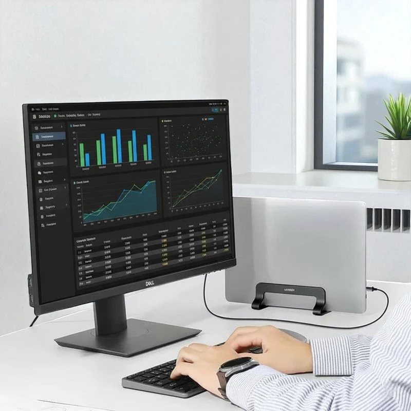 Support PC portable Vertiko Pro Aluminium Vertical - Posture & Refroidissement