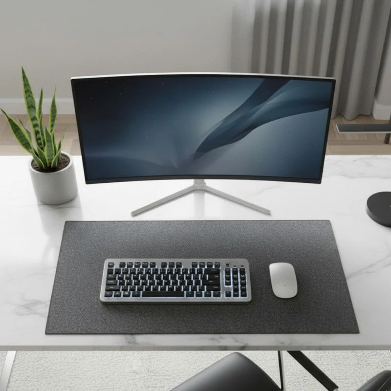 Tapis de Souris XXL en Feutre 100x50 - Grande Taille Bureau Gamer