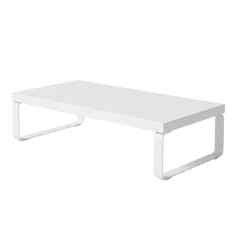 Support écran PC Kora - Bois et Acier - Format compact - Posture ergonomique & Rangement