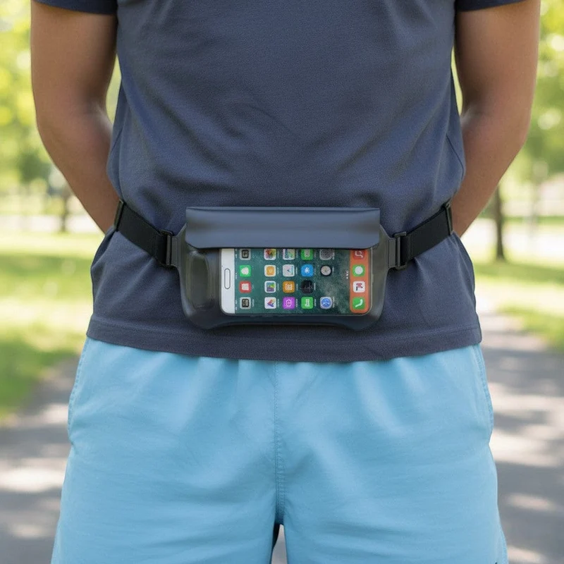 Pochette Téléphone Étanche IPX8 - Protection Maximale pour Digital Nomads