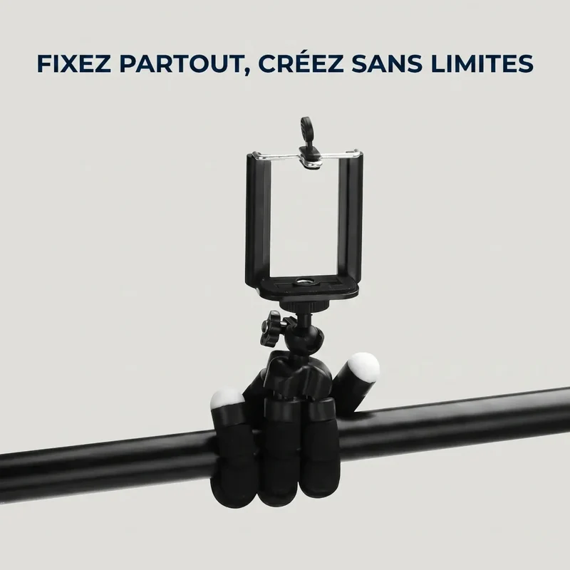 Trépied Téléphone CosyPod Flex Mini en Polymère Souple : Cadrage Parfait & Posture Ergonomique