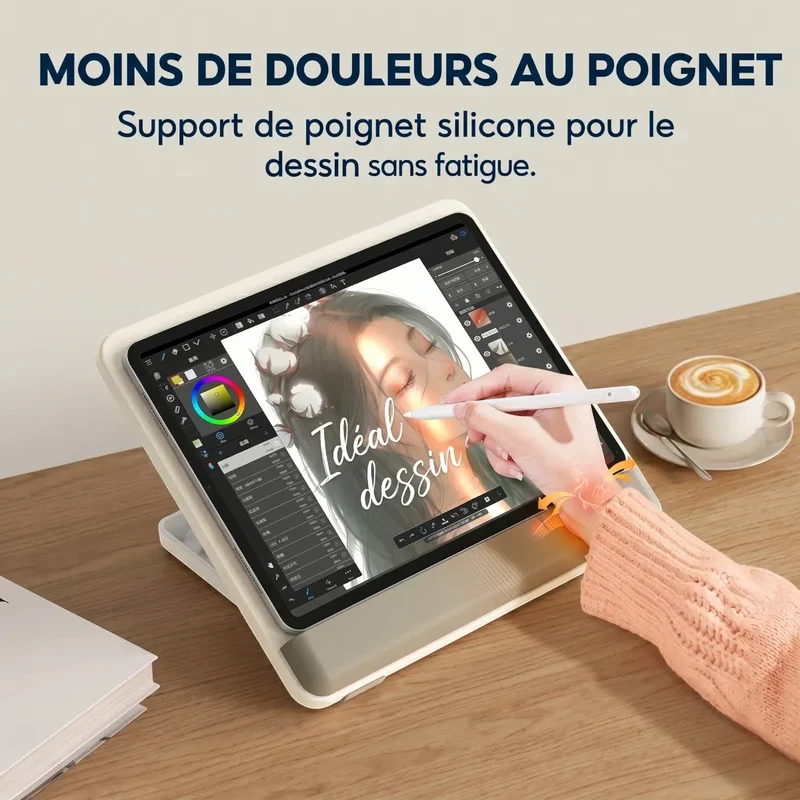 Support tablette Kreativ Pro Bois 6 Angles Posture & Tracé Stable