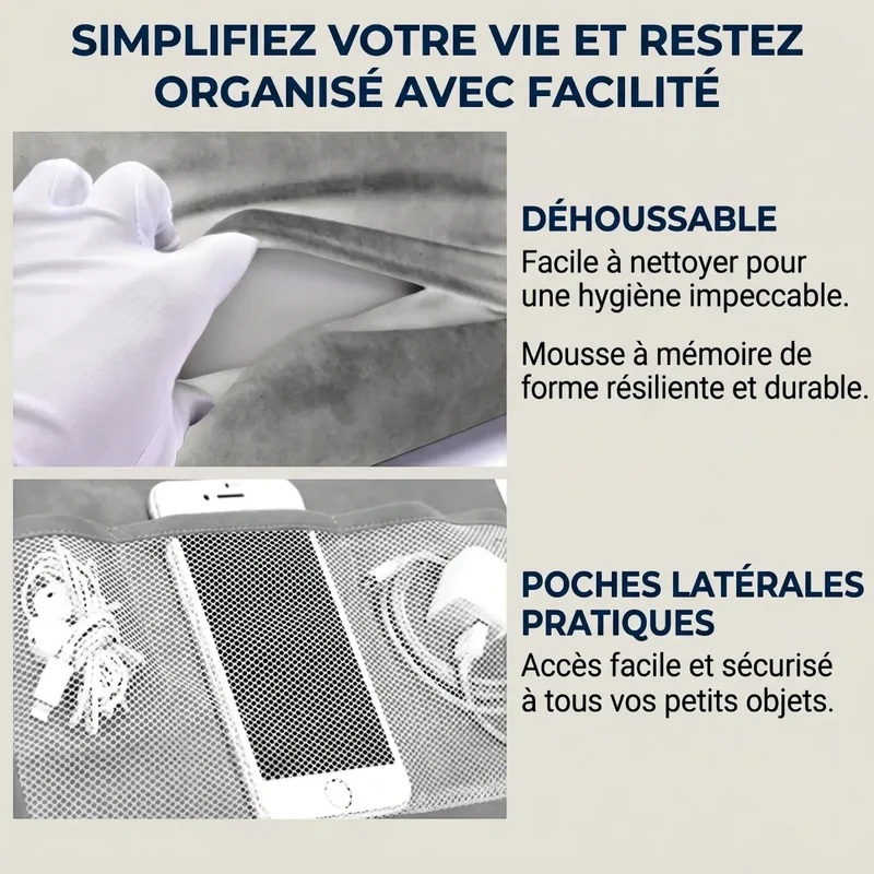 Support tablette ErgoNest - Coussin Ergonomique |Soulagement Cervical & Stabilité Tactile