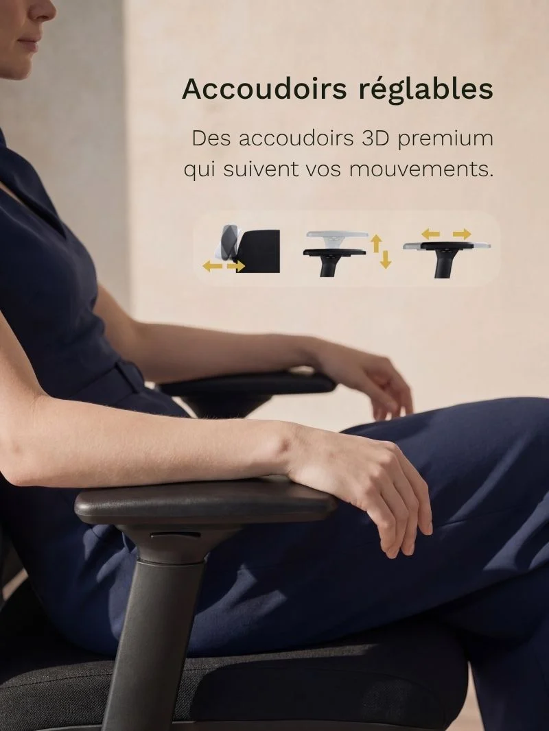 Chaise de Bureau Ergonomique | Synkro