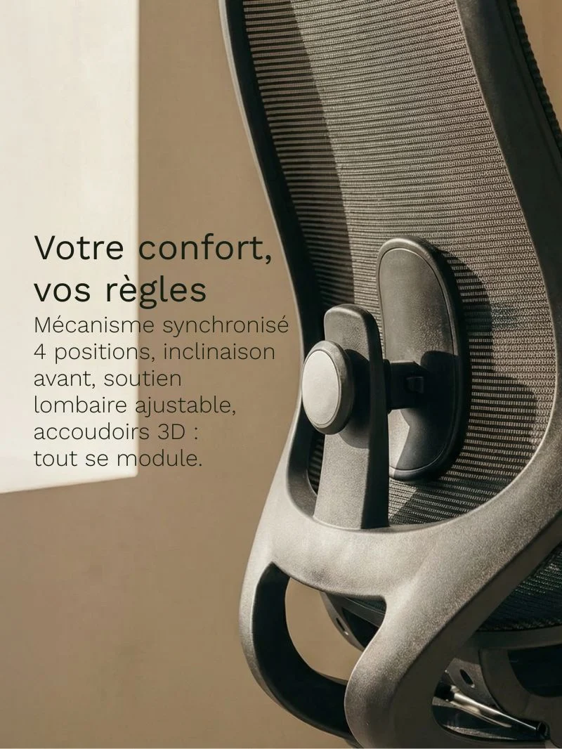 Chaise de Bureau Ergonomique | Lineo