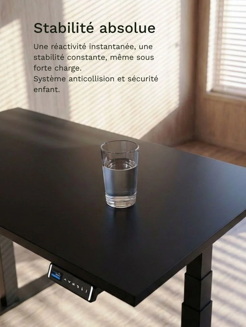 Advanced Pro - Plateau Essential | Bureau Assis Debout Électrique, Hautes Performances