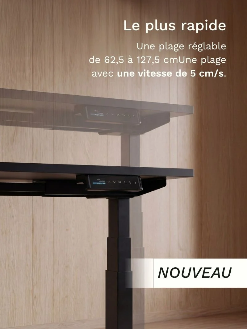 Advanced Pro | Pieds de Bureau Électrique Réglable en Hauteur, Hautes Performances