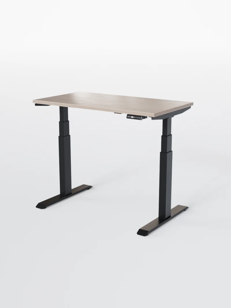 Advanced Go - Plateau Small | Bureau Assis Debout Électrique 110x60 ou 120x60, Ports USB A & C