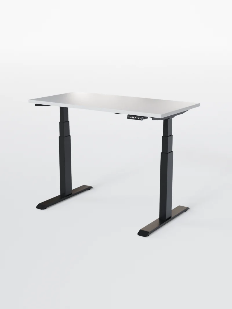 Advanced Go - Plateau Small | Bureau Assis Debout Électrique 110x60 ou 120x60, Ports USB A & C