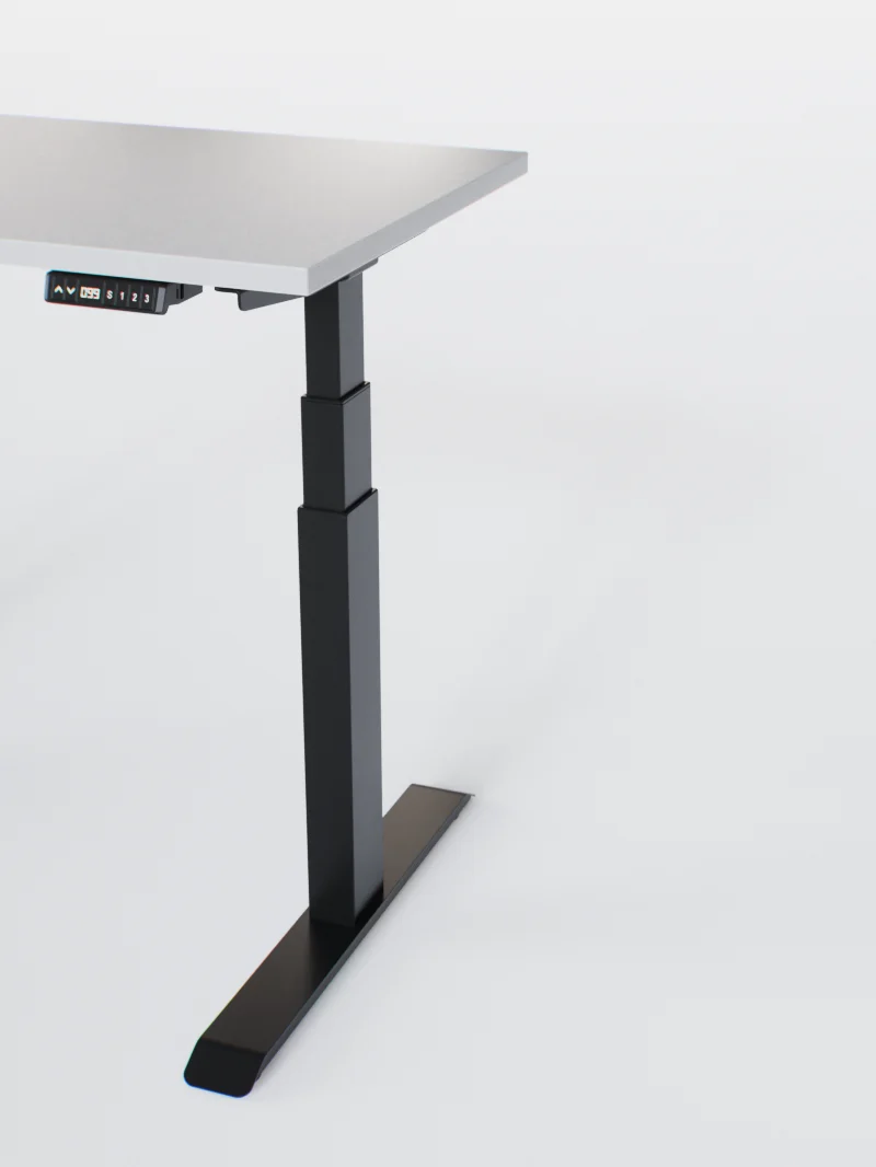 Advanced Go - Plateau Small | Bureau Assis Debout Électrique 110x60 ou 120x60, Ports USB A & C