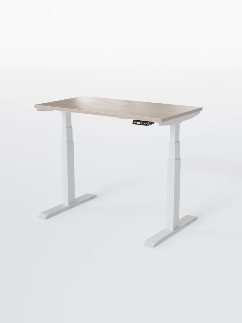 Advanced Go - Plateau Small | Bureau Assis Debout Électrique 110x60 ou 120x60, Ports USB A & C