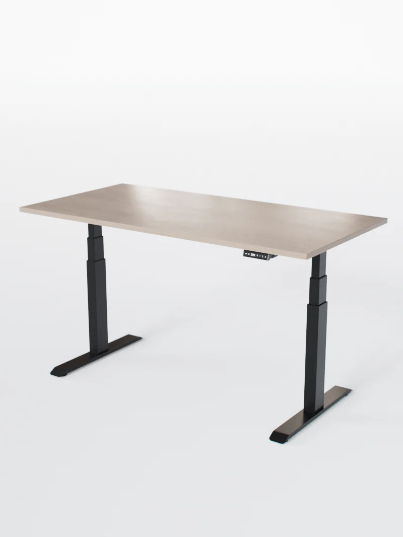 Advanced Go - Plateau Essential | Bureau Assis Debout Électrique, Ports USB A & C