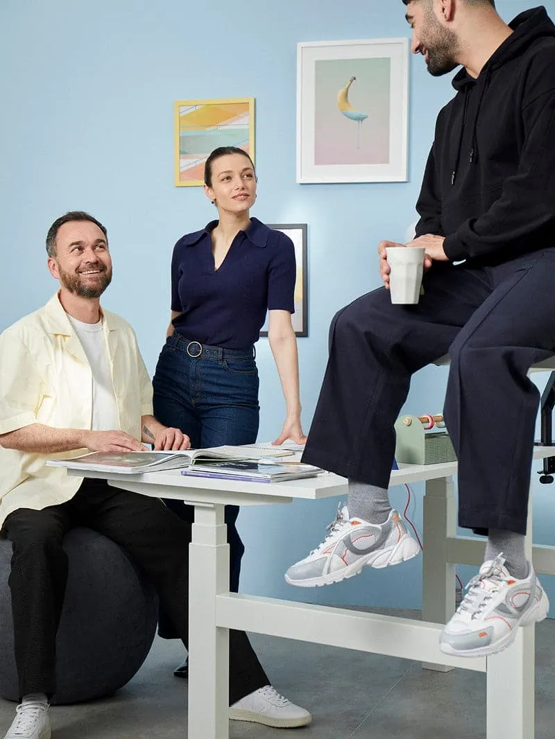 Duo | Bench Assis Debout Électrique, 2 postes