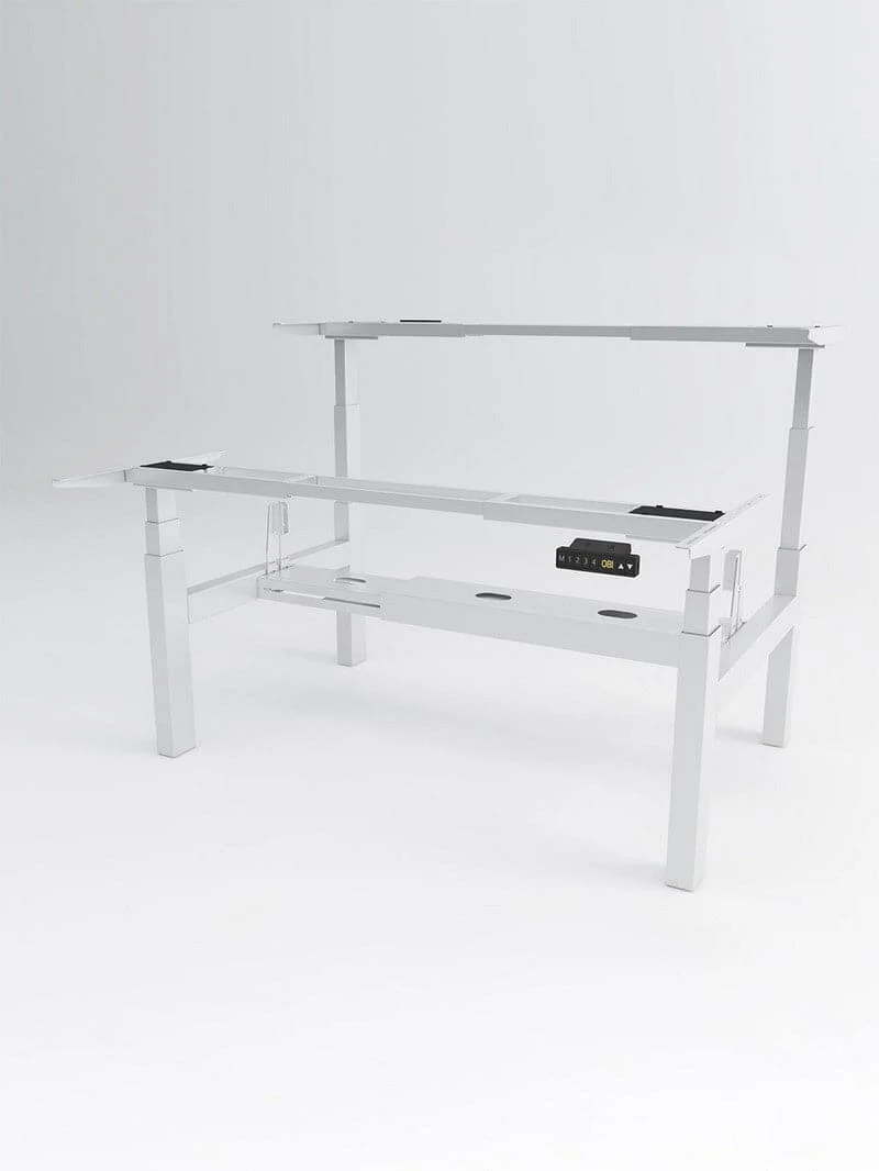 Duo | Pieds de Bench Assis Debout Électrique 2 postes