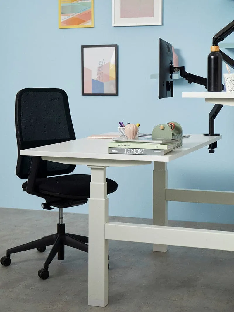 Duo | Pieds de Bench Assis Debout Électrique 2 postes