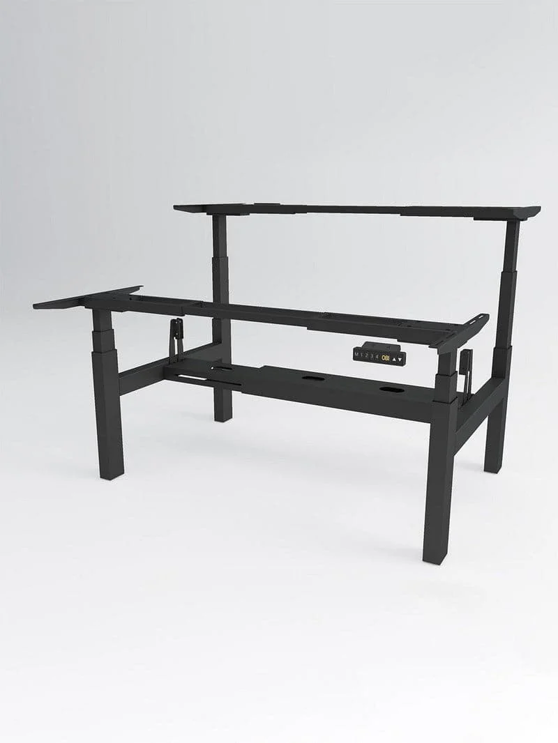 Duo | Pieds de Bench Assis Debout Électrique 2 postes