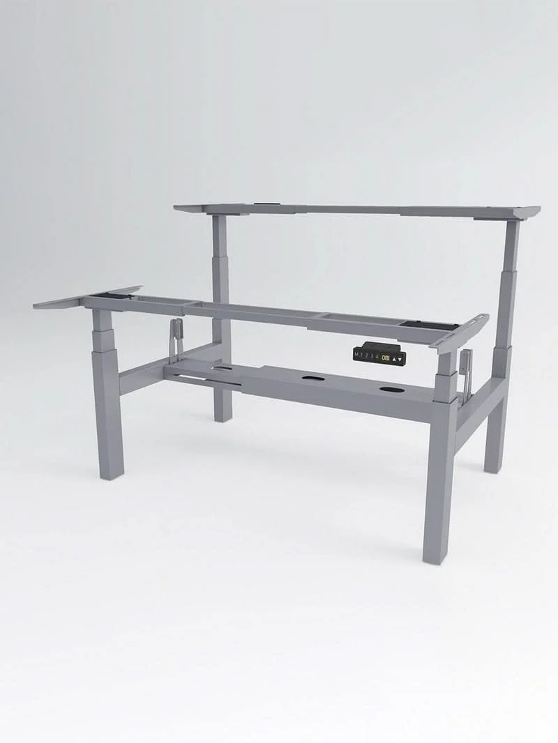Duo | Pieds de Bench Assis Debout Électrique 2 postes