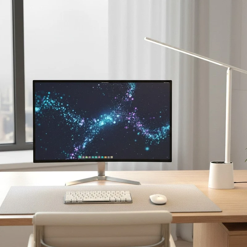 Lampe de Bureau Sensia : Capteur intelligent & Confort visuel
