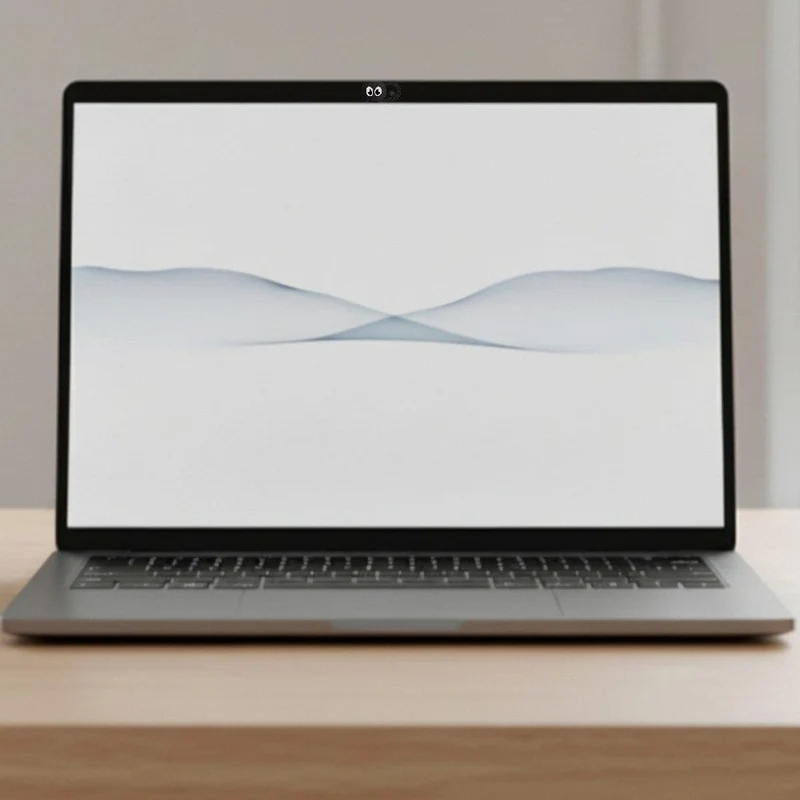 Cache Webcam Universel Noir - Protection Vie Privée avec Design Amusant