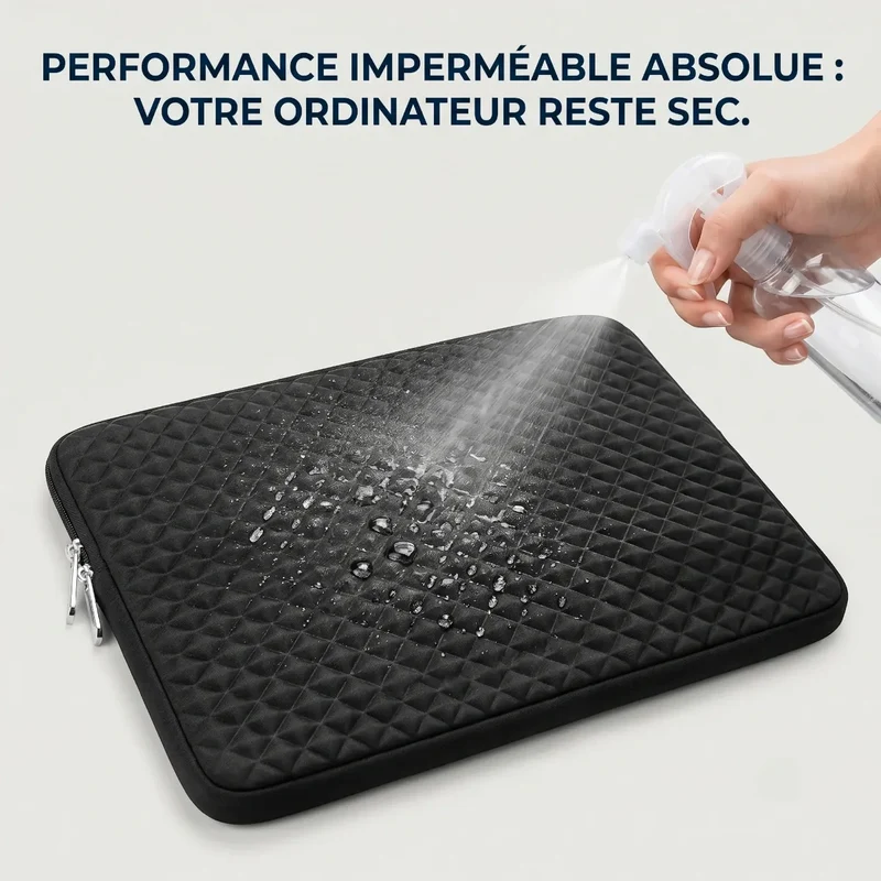 Housse pour ordinateur Diamant - Protection Antichoc & Profil Ultra-Fin