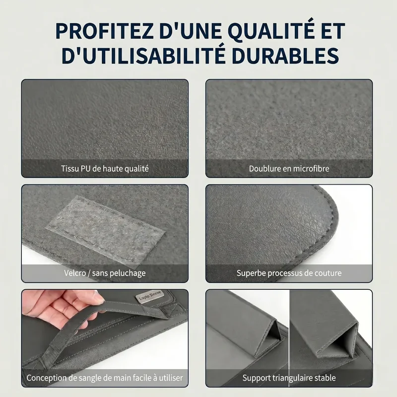 Pochette ordinateur Ergo Stand - Confort Postural & Protection Nomade