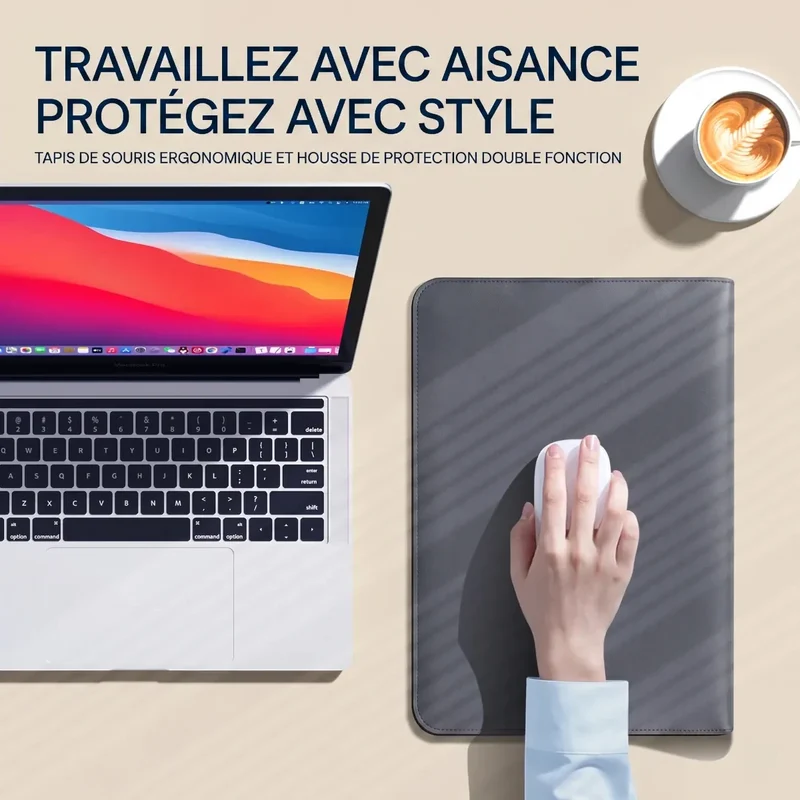 Pochette ordinateur Lift - Posture Optimisée & Protection Fine