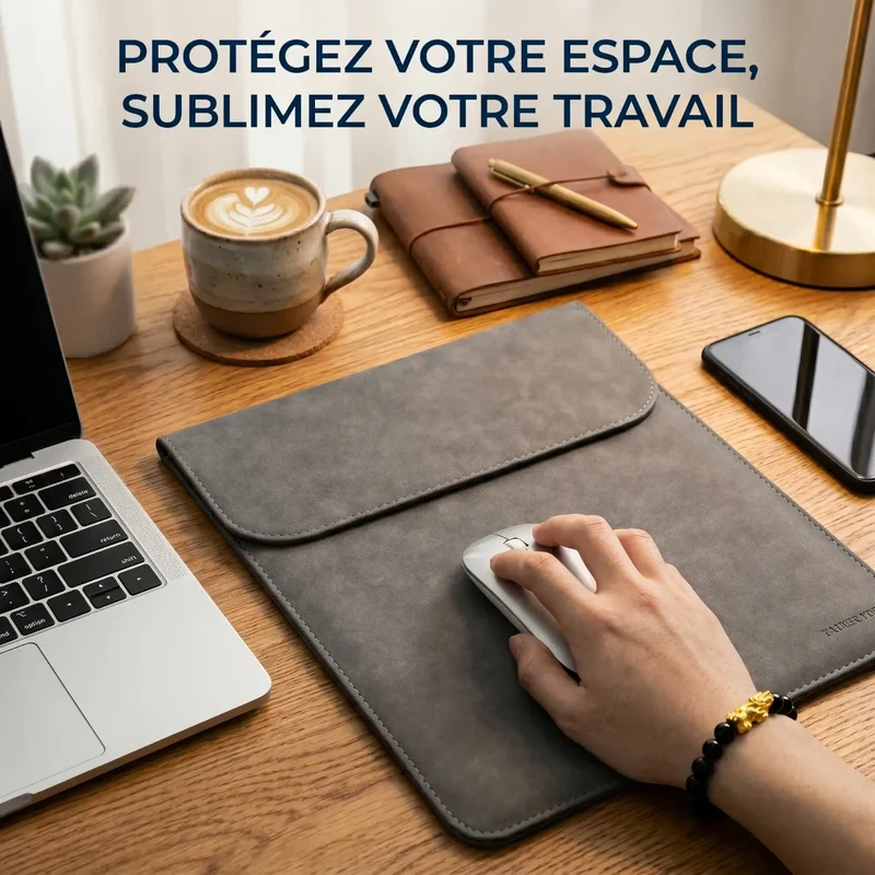 Pochette ordinateur ErgoSlim - Finesse Absolue & Ergonomie Nomade