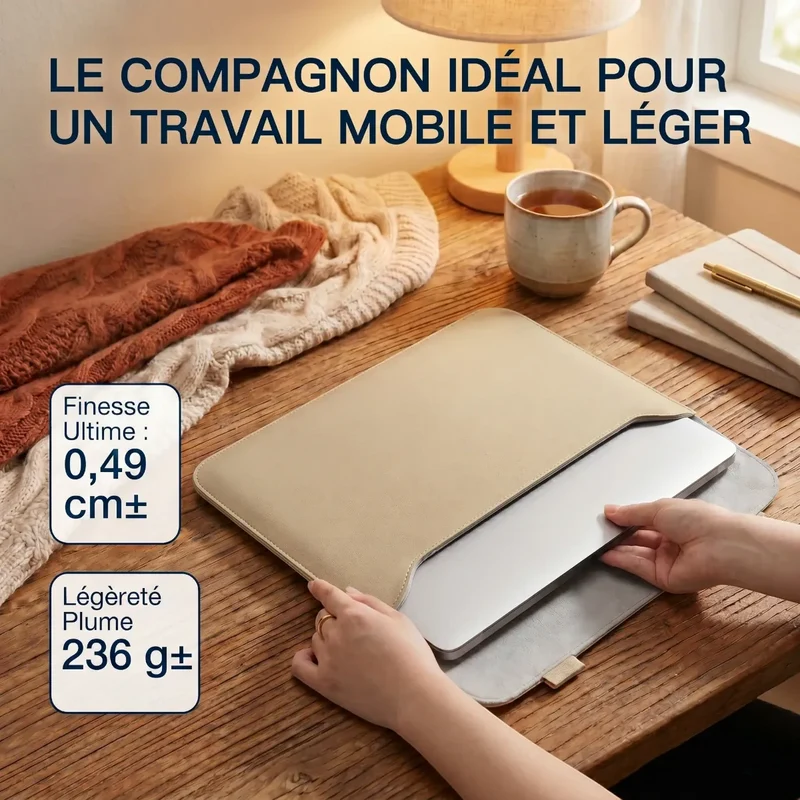 Pochette ordinateur Kallan - Confort nomade & Protection fine