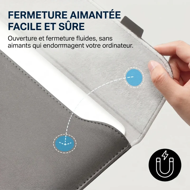 Pochette ordinateur Kallan - Confort nomade & Protection fine