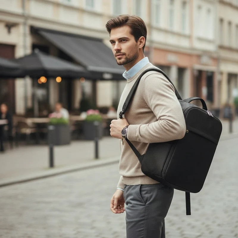 Sac à dos ordinateur homme AeroStream - Confort dorsal & Protection PC