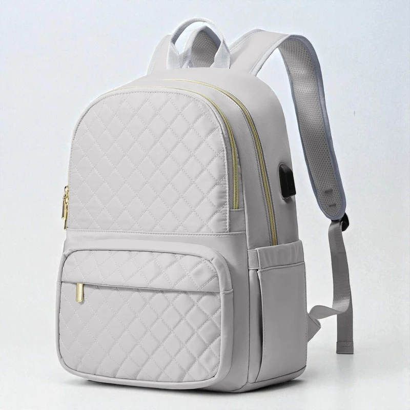 Sac à dos ordinateur femme Séléné - Matelassé Chic & Ergonomique