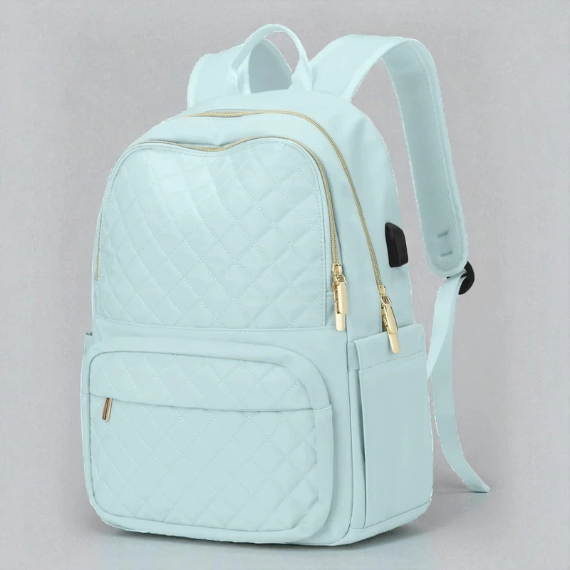 Sac à dos ordinateur femme Séléné - Matelassé Chic & Ergonomique