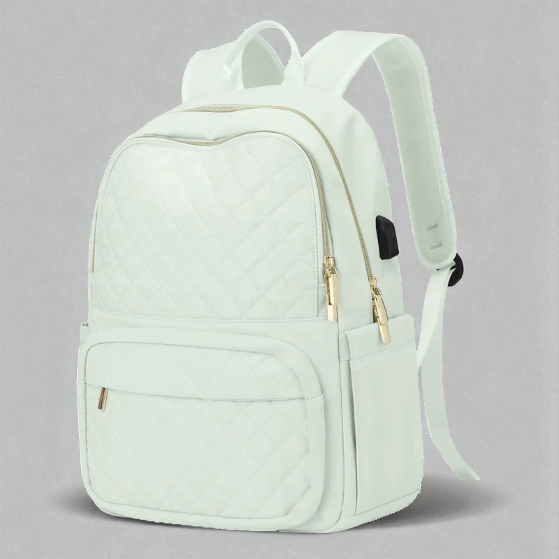 Sac à dos ordinateur femme Séléné - Matelassé Chic & Ergonomique