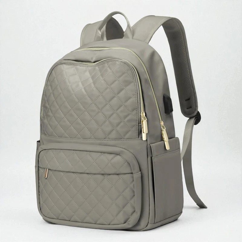 Sac à dos ordinateur femme Séléné - Matelassé Chic & Ergonomique