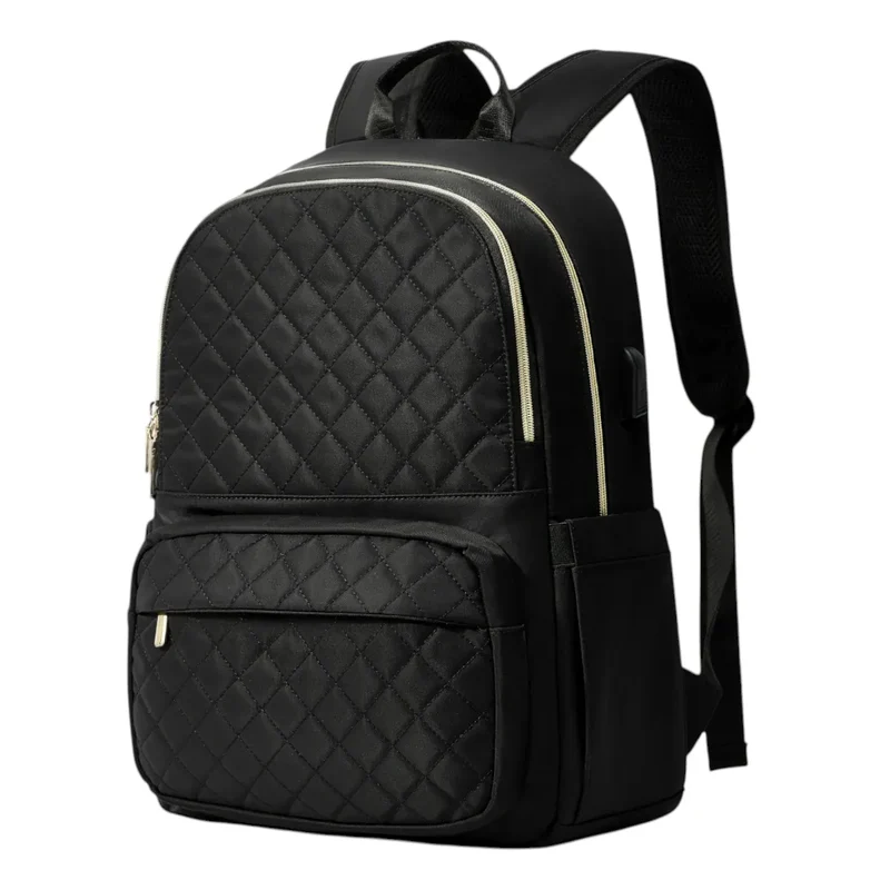Sac à dos ordinateur femme Séléné - Matelassé Chic & Ergonomique