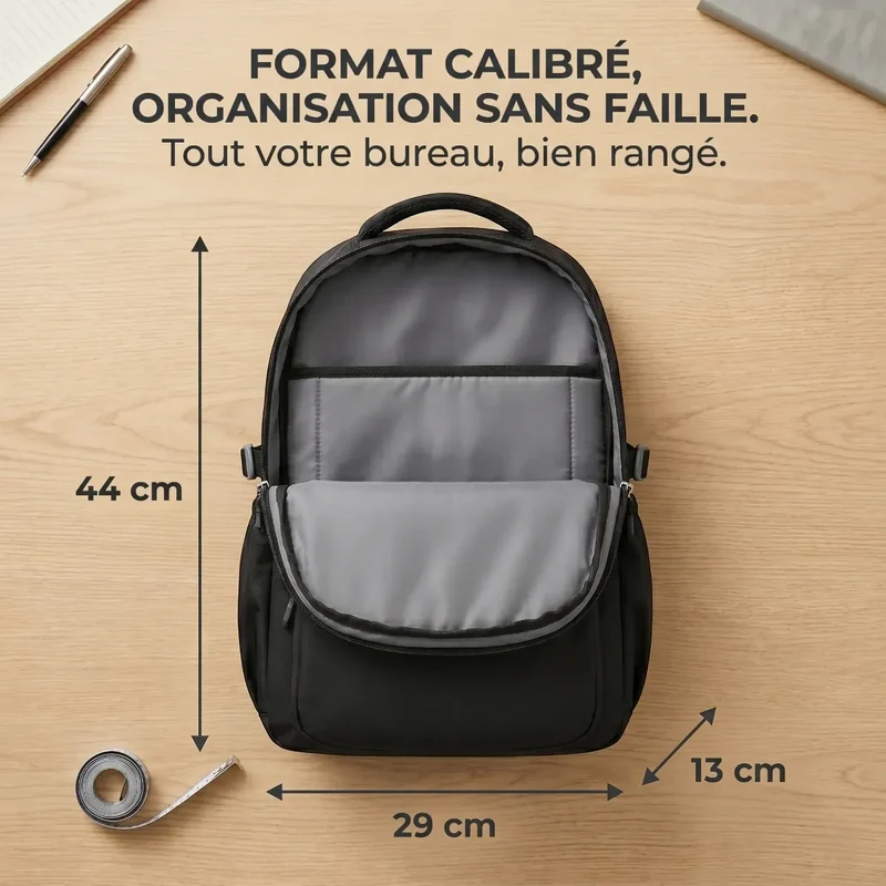 Sac à dos ordinateur femme Sillage 9011 | Élégance mobile & Confort posturale
