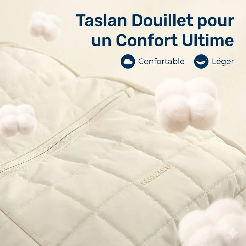 Sac à dos ordinateur femme Elya - Confort Ergonomique & Style Matelassé